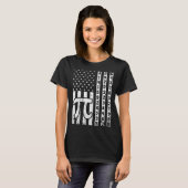 T-shirt Happy Pi Day American Flag Kids Math Teachers Stud (Devant entier)