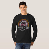 T-shirt Happy Pi Day Mathematic Math Teacher Leopard Rainb (Devant entier)