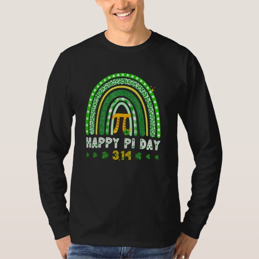 T-shirt Happy Pi Day Mathematic Math Teacher Rainbow St Pa (Devant)