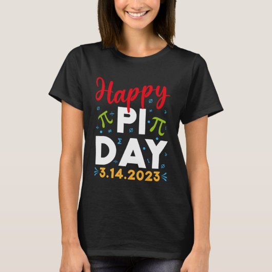 T-shirt Happy Pi Day Mathematics Math Teacher Kids Pi Day  (Devant)