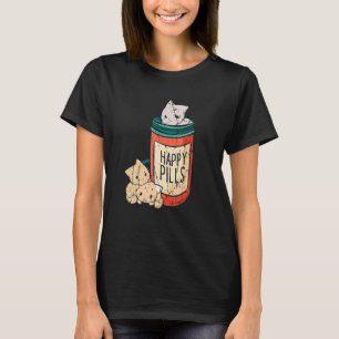 T-shirt Happy Pills adorable Kitten mignon chat
