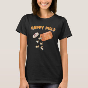 T-shirt Happy Pills Exotic Shorthair Cat Feline Humour