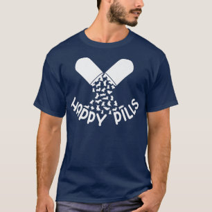 T-shirt Happy Pills, Funny Corgi, Love Amoureux des chiens