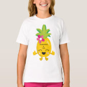 T-shirt Happy Pineapple Homeschool est Cool (Devant)