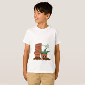 T-shirt Happy Pot & Soil Garden Humor Dirt Happens Pun (Devant entier)