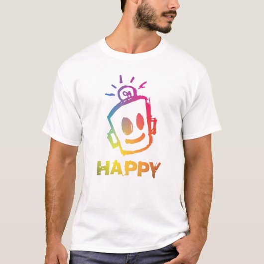 T-shirt HAPPY Pride (Devant)