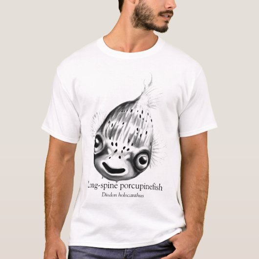 T-shirt Happy Puffer Fish (Devant)