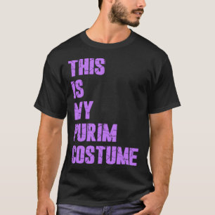 T-shirt Happy Purim Hamantash C'Est Mon Costume Purim Juif