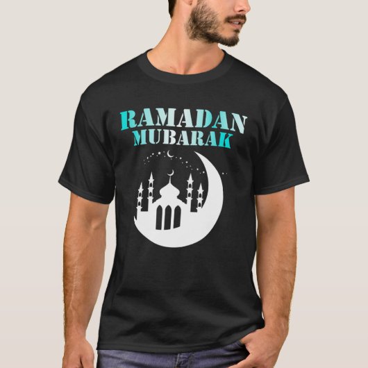 T-shirt Happy Ramadan Ramadan Kareem Ramadan Mubarak Mon (Devant)