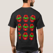 T-shirt Happy Robot Heads - Customisé (Dos)