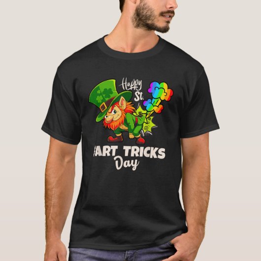 T-shirt Happy Saint Fart Tricks Day Funny Leprechaun Farti (Devant)