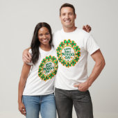 T-shirt happy Saint Patrick's clovers (Unisexe)