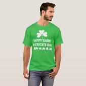 T-shirt 'Happy Saint Patrick's Day' (Voorkant volledig)