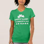 T-shirt 'Happy Saint Patrick's Day' (Voorkant)