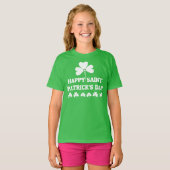 T-shirt 'Happy Saint Patrick's Day' (Voorkant volledig)