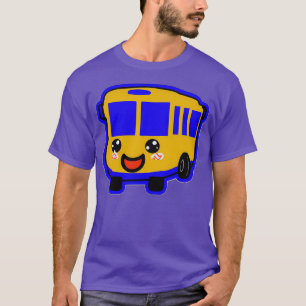 T-shirt Happy School Bus Sticker