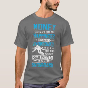 T-shirt Happy snowboard