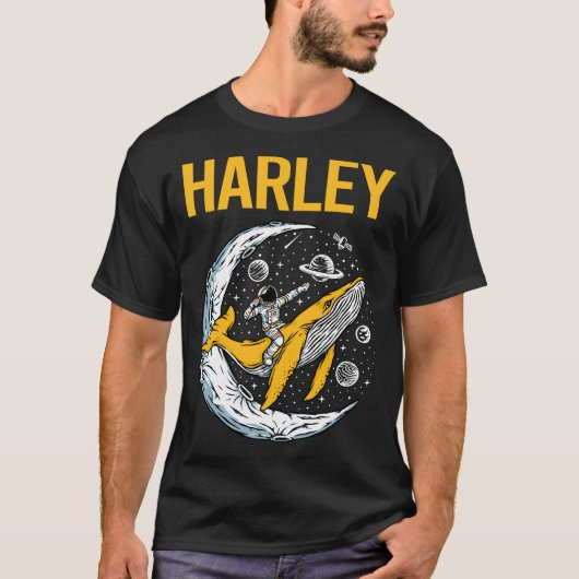 T-shirt Happy Space - Harley Name (Devant)