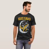 T-shirt Happy Space - Nom Gustavo (Devant entier)