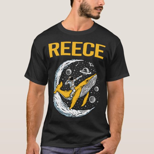 T-shirt Happy Space - Nom Reece (Devant)