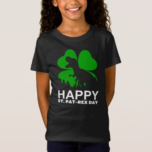 T-Shirt Happy St Pat Rex (Devant)