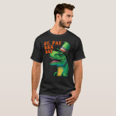 T-shirt Happy St Pat Rex Day St Patricks Day Rex Leprechau (Devant entier)