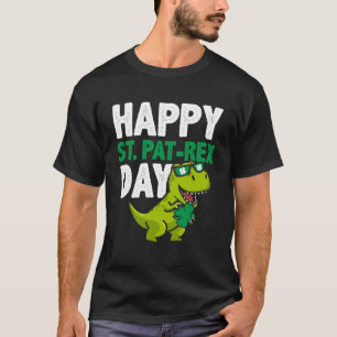 T-shirt Happy St Pat Rex Jour de la Saint Patrick Dinosaur