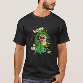T-shirt Happy St Pat Rex Saint Patrick's Day Dinosau drôle