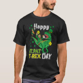 T-shirt Happy St Pat Rex Saint Patrick's Day Leprechaun Di (Devant)