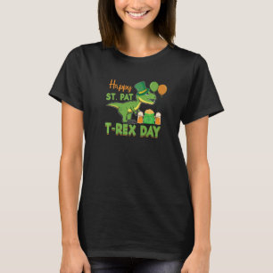 T-shirt Happy St Pat T Rex Dinosaur St Patrick S Day Kids