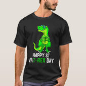 T-shirt Happy St Pat T Rex Patrick S Day Dinosaur B (Devant)