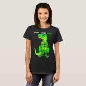 T-shirt Happy St Pat T Rex Saint Patrick's Day Funny Dinos (Devant entier)