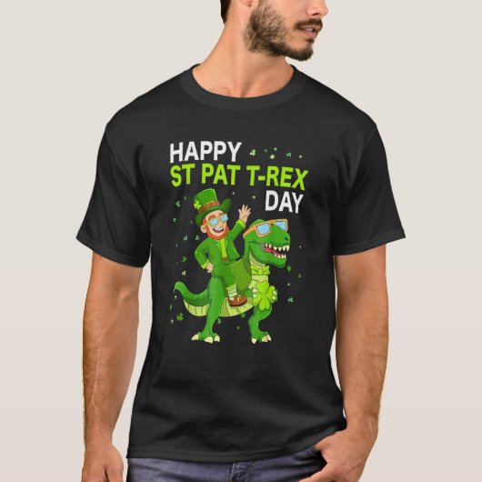 T-shirt Happy St Pat Trex Day Dino St Patricks Day Toddler (Devant)