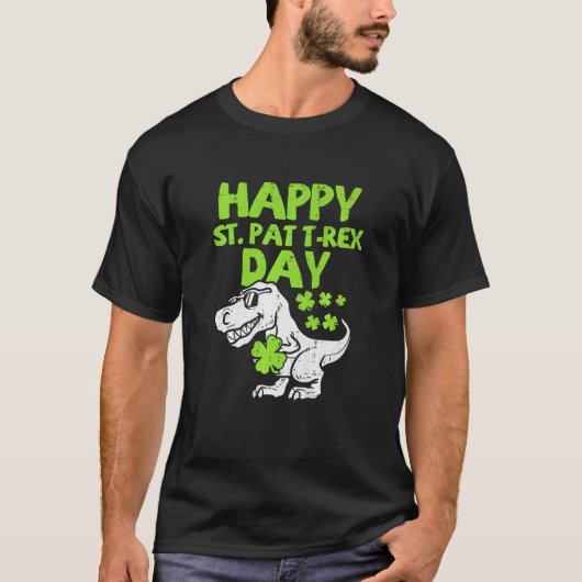 T-shirt Happy St Pat Trex Day Dino St Patricks Day Toddler (Devant)