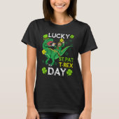 T-shirt Happy St Pat Trex Day Dinosaur St Patricks Day Tod (Devant)