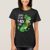 T-shirt Happy St Pat Trex Day St Patricks Day Dinosaur Luc (Devant)