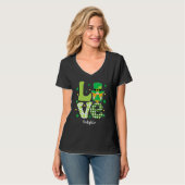 T-shirt Happy St patrick mignon Lucky Funny Firefighter Gn (Devant entier)