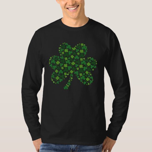 T-shirt Happy St Patrick s Day Shamrock filled with Shamro (Devant)