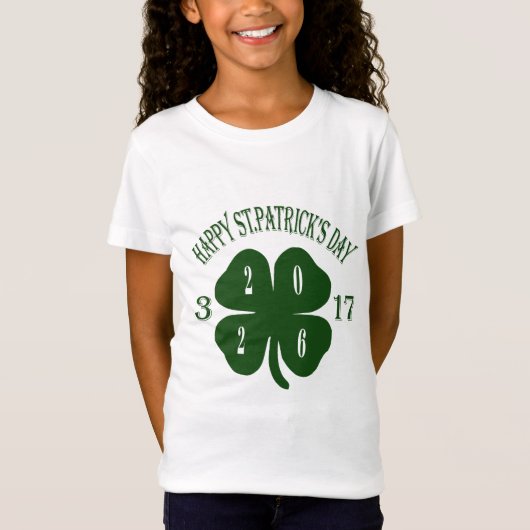T-Shirt Happy St Patricks Day 2026 (Devant)