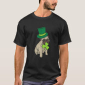 T-shirt Happy St Patricks Day Irish Pug Dog Cute Saint Pad (Devant)