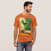 T-shirt Happy St. Patrick's Day Shamrock Martini  (Devant entier)