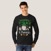 T-shirt Happy St Patrick's Day Three Gnome Irish Flag Sham (Devant entier)
