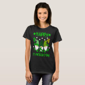 T-shirt Happy St Patrick's Day Three Gnome Irish Shamrock  (Devant entier)