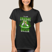 T-shirt Happy St Patrick's Shamrock,Irish In A Few Beer Pa (Devant)