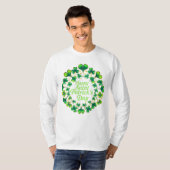 T-shirt Happy St Pats Clovers (Devant entier)