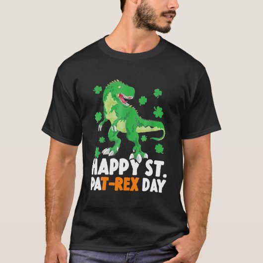 T-shirt Happy St. REX Day Penguin Cute Funny Saurus 2022 (Devant)