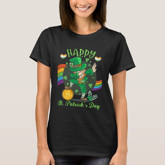 T-shirt Happy St Saint Patrick s Day  Irish Leprechaun Dap (Devant)
