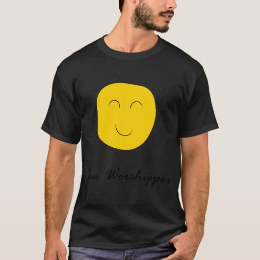 T-shirt Happy Sun Worshipper D (Devant)