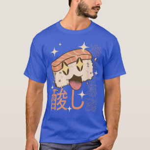 T-shirt Happy Sushi Happy Smily Crazy Kawaii nourriture An