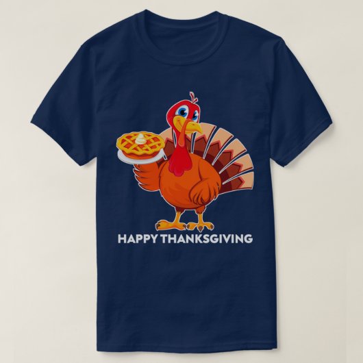 T-shirt Happy thanksgiving (Design devant)